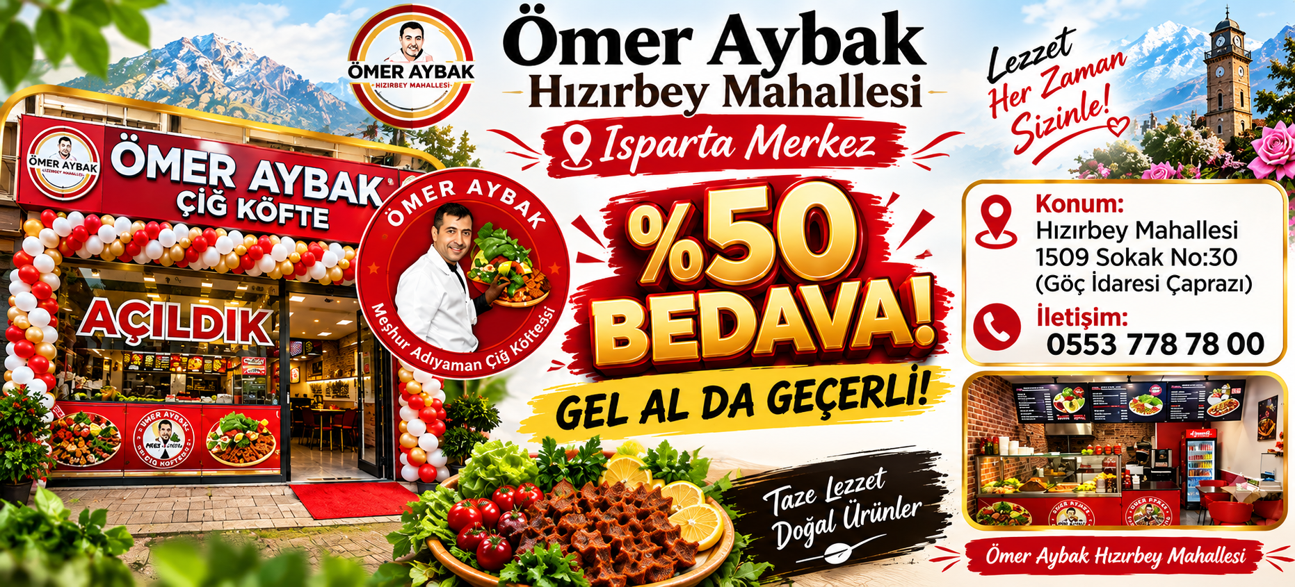 Ömer aybak çiğ köfte 